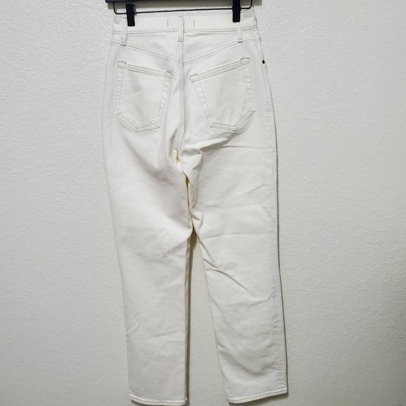 NWT Abercrombie & Fitch 90s straight ultra high rise curve love cream - Picture 10 of 13